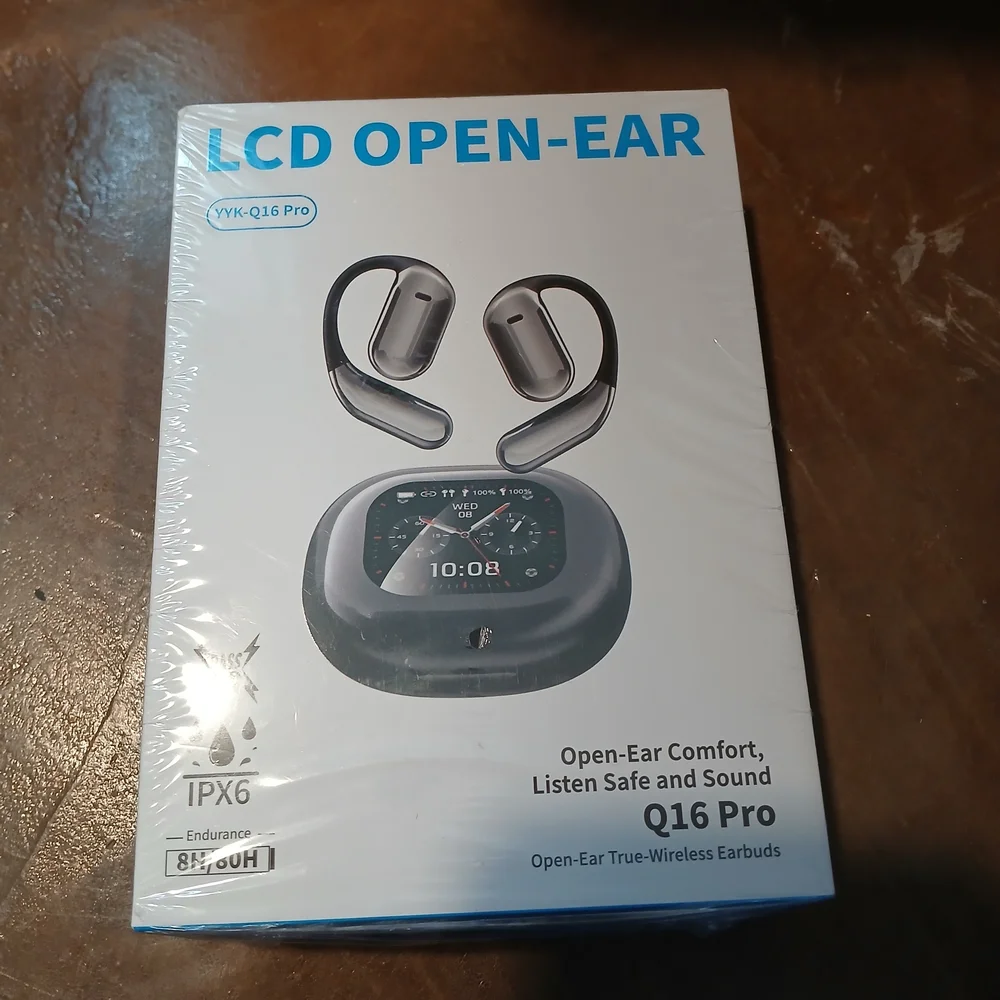 Q16 Pro Open-Ear True Wireless Earbuds - Silver